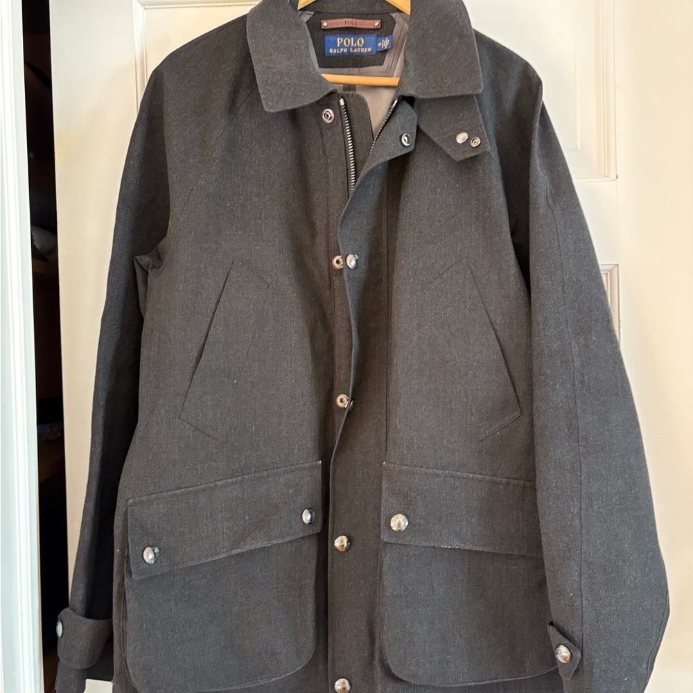 Ralph Lauren Polo Men's True Black Water Resistant Barn Jacket